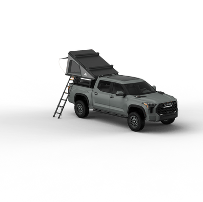 Alpine 61 Hardshell Rooftop Tent – Aluminum, 2–3 Person, 4 - Season Overland Tent for SUVs & Trucks – Black Compact Design - The Snag Bin