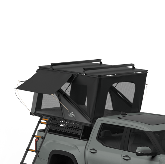 Alpine 61 Hardshell Rooftop Tent – Aluminum, 2–3 Person, 4 - Season Overland Tent for SUVs & Trucks – Black Compact Design - The Snag Bin