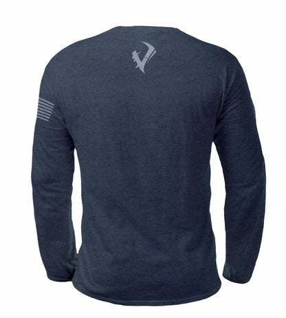 Vycah Freedom Tee - Heather Navy Vycah Tee Shirt  The Snag Bin