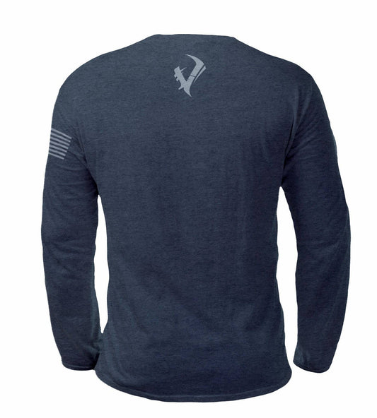 Vycah Freedom Tee - Heather Navy Vycah Tee Shirt  The Snag Bin