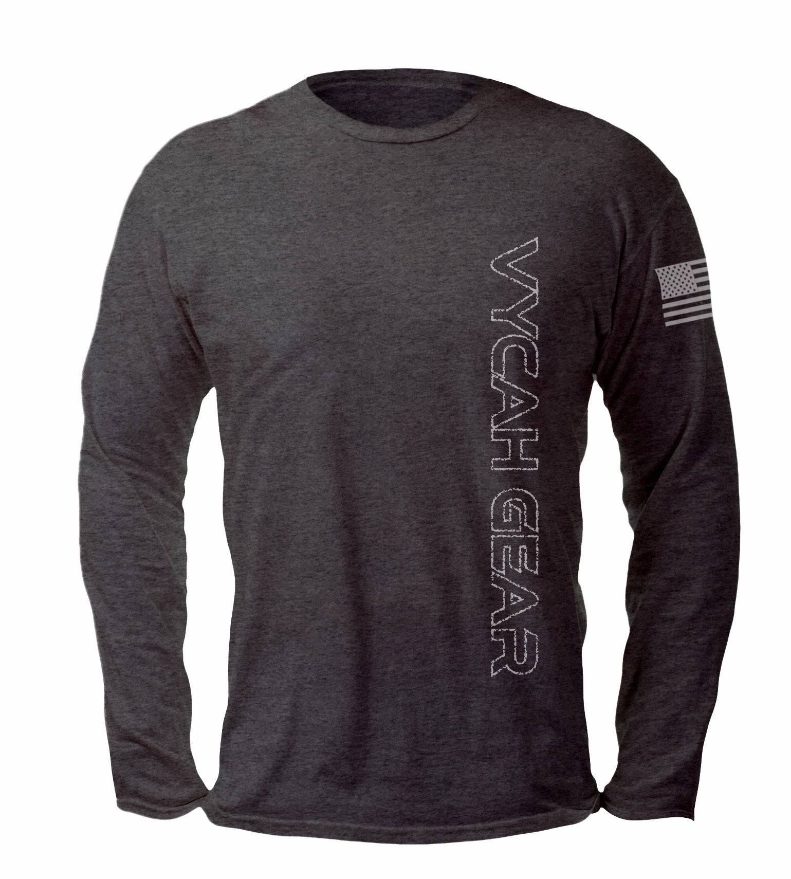 Vycah Freedom Tee - Dark Heather Gray Vycah Tee Shirt  The Snag Bin