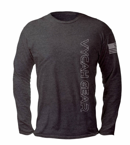 Vycah Freedom Tee - Dark Heather Gray Vycah Tee Shirt  The Snag Bin