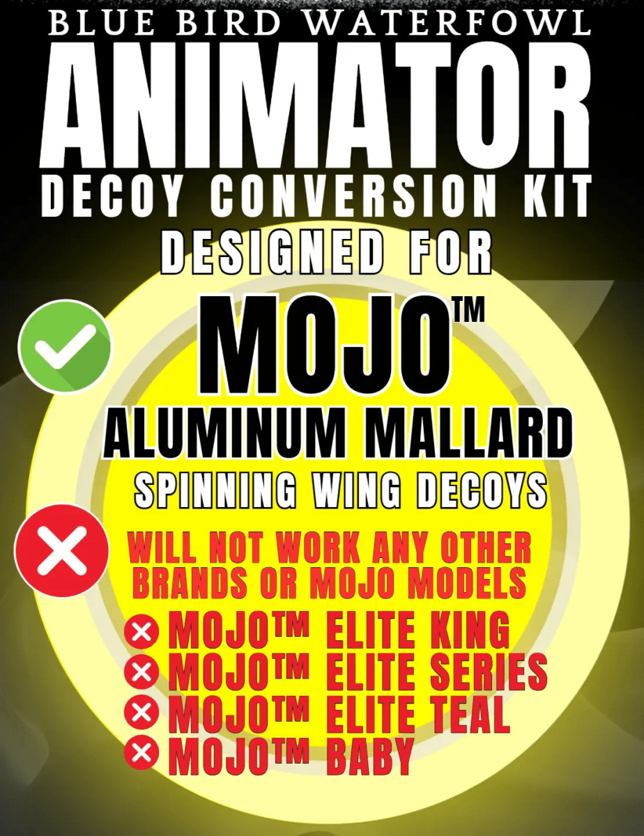 Animator for Mojo Mallard Aluminum Series - The Snag Bin