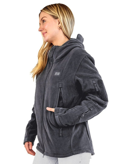 ANTARCTICA GEAR Fleece Heating Jacket, Fit Zip Hood Winter Jacket For Men - The Snag Bin
