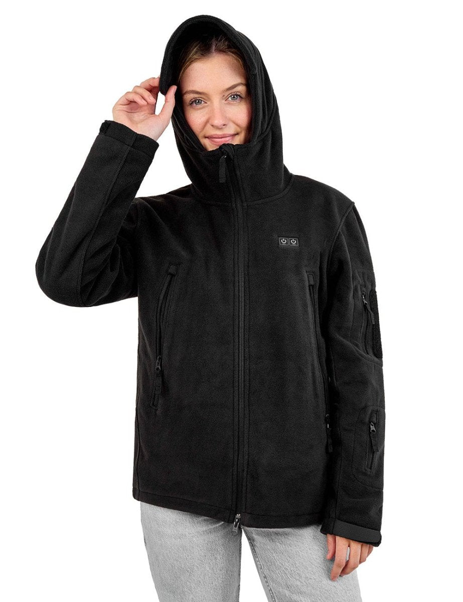 ANTARCTICA GEAR Fleece Heating Jacket, Fit Zip Hood Winter Jacket For Men - The Snag Bin