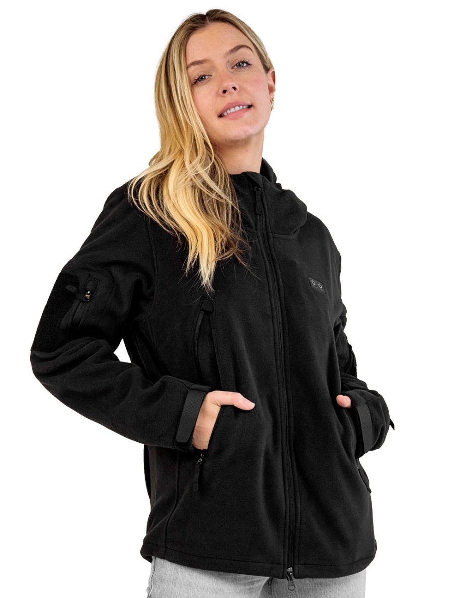 ANTARCTICA GEAR Fleece Heating Jacket, Fit Zip Hood Winter Jacket For Men - The Snag Bin