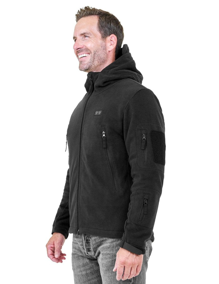 ANTARCTICA GEAR Fleece Heating Jacket, Fit Zip Hood Winter Jacket For Men - The Snag Bin