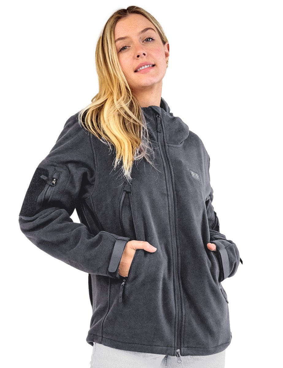 ANTARCTICA GEAR Fleece Heating Jacket, Fit Zip Hood Winter Jacket For Men - The Snag Bin