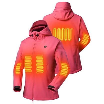 ANTARCTICA GEAR Heated Jacket for Men and Women, Winter Coat Soft Shell Heating Hood Jacket - The Snag Bin