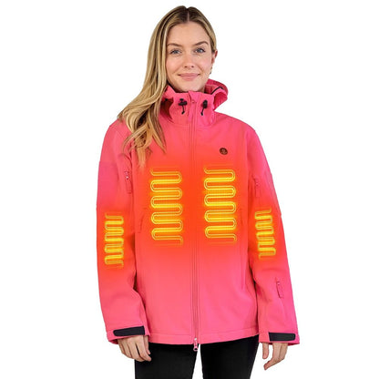 ANTARCTICA GEAR Heated Jacket for Men and Women, Winter Coat Soft Shell Heating Hood Jacket - The Snag Bin