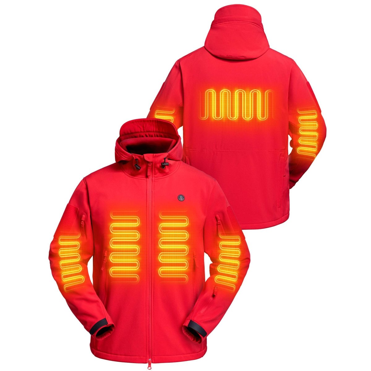 ANTARCTICA GEAR Heated Jacket for Men and Women, Winter Coat Soft Shell Heating Hood Jacket - The Snag Bin