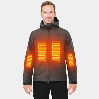 ANTARCTICA GEAR Heated Jacket for Men and Women, Winter Coat Soft Shell Heating Hood Jacket - The Snag Bin