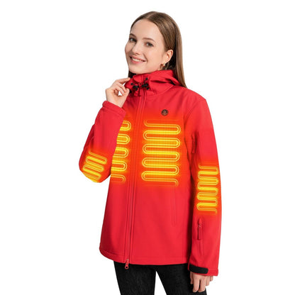 ANTARCTICA GEAR Heated Jacket for Men and Women, Winter Coat Soft Shell Heating Hood Jacket - The Snag Bin