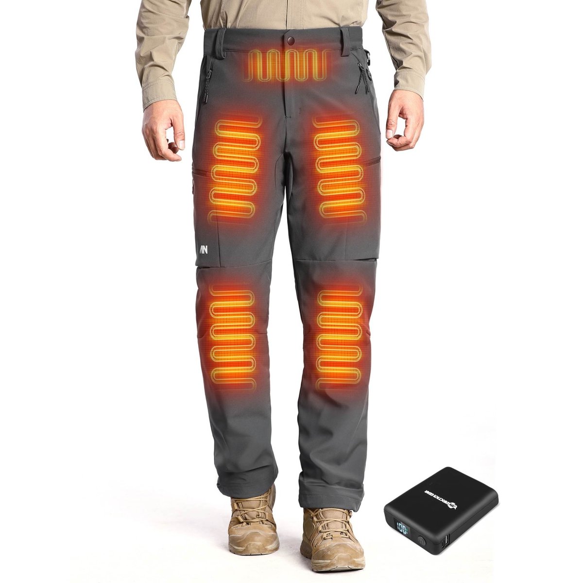 ANTARCTICA GEAR Heated Pants for Men, with 12V/20000mAh Battery - The Snag Bin