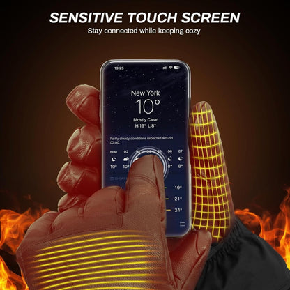ANTARCTICA GEAR Winter Ski Gloves Rechargeable Heating Warm Gloves for Motorcycle - The Snag Bin