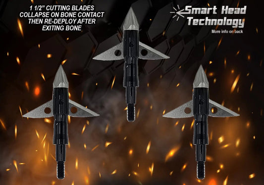 APOLLO 100 GRAIN BROADHEADS (3 PACK)(FORMERLY HERA) - The Snag Bin