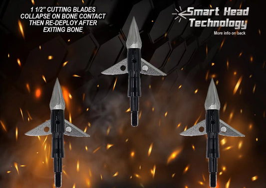 APOLLO 125 GRAIN BROADHEADS (3 PACK) (FORMERLY HERA) - The Snag Bin