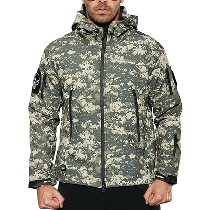 Army Outdoor Tactical Waterproof Softshell Fleece Jacket - The Snag Bin