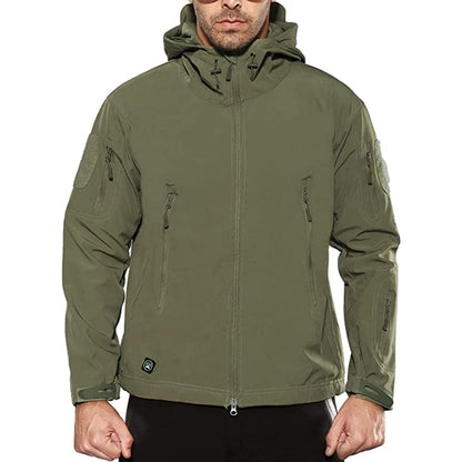Army Outdoor Tactical Waterproof Softshell Fleece Jacket - The Snag Bin