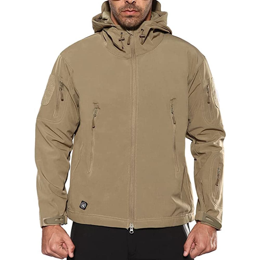 Army Outdoor Tactical Waterproof Softshell Fleece Jacket - The Snag Bin