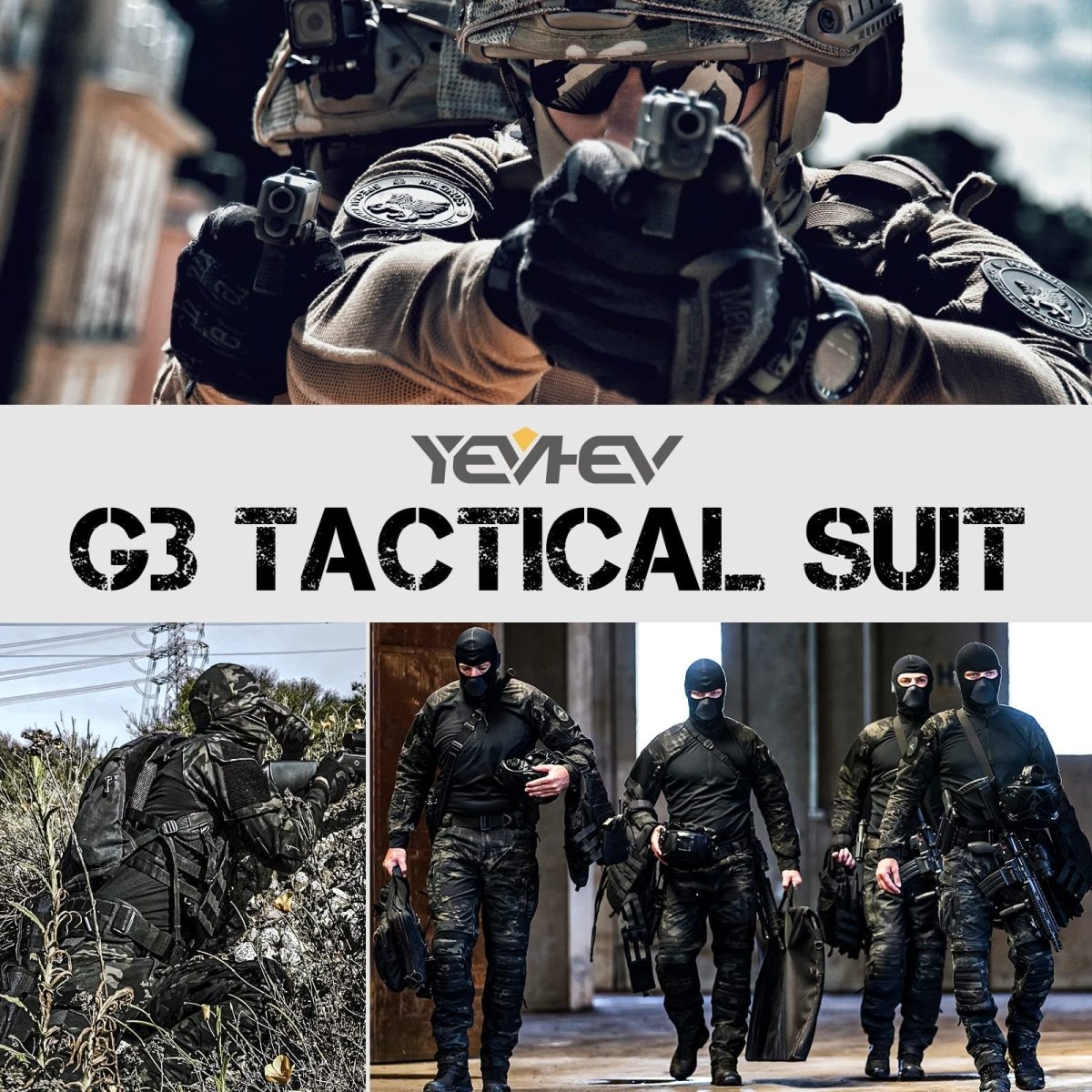 Army Tactical Desert Combat Shirt With Elbow Pad - G3 - The Snag Bin