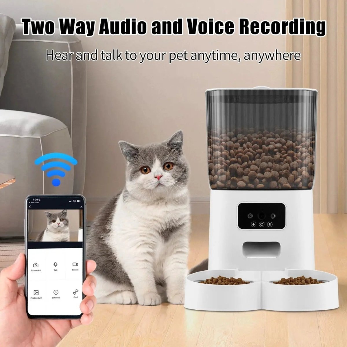 Automatic Pet Feeder with Camera - The Snag Bin