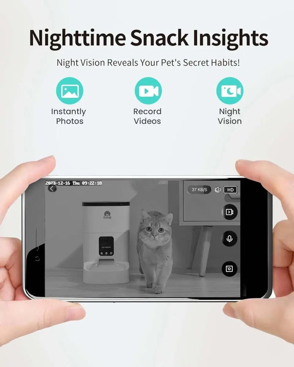 Automatic Pet Feeder with Camera&Wifi - The Snag Bin