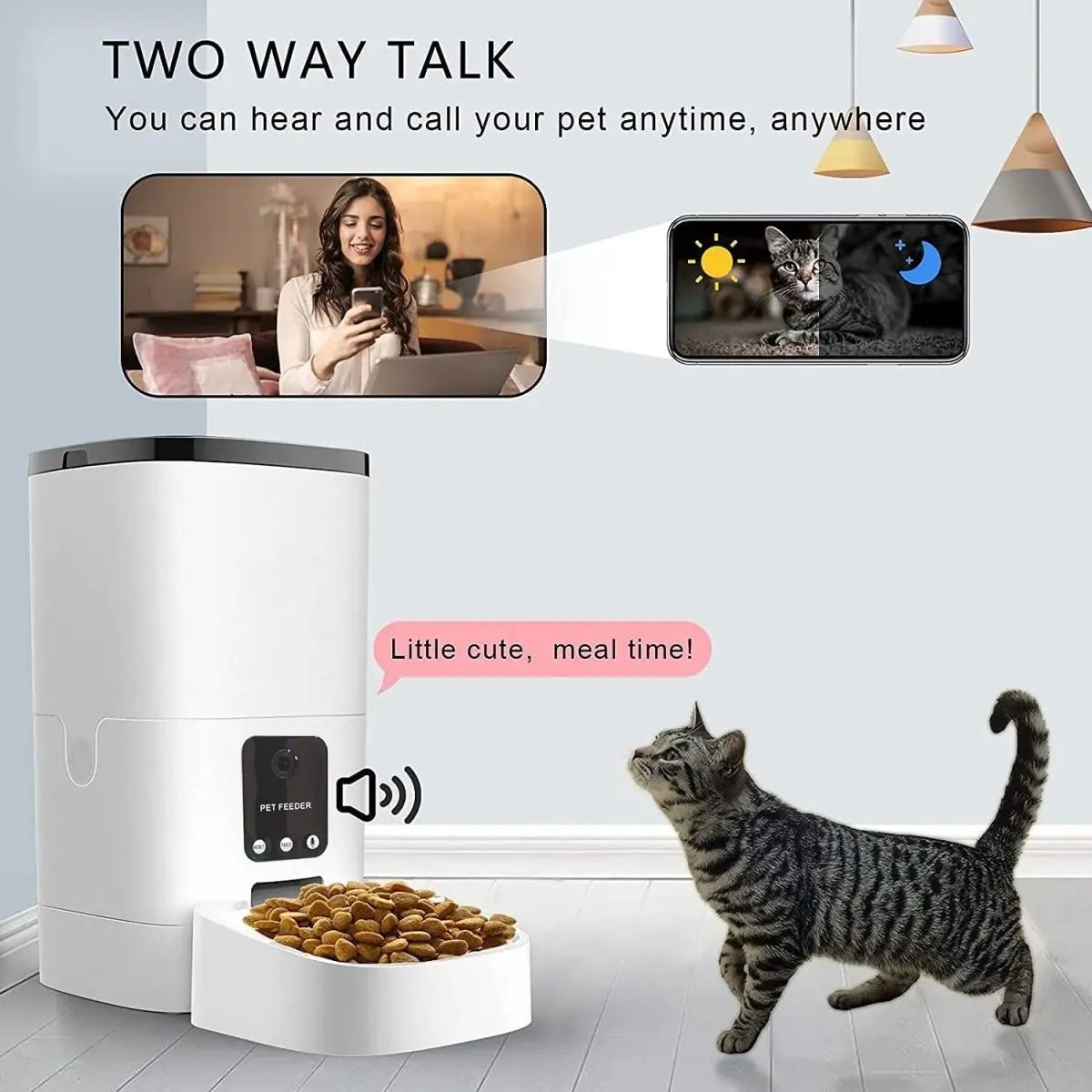 Automatic Pet Feeder with Camera&Wifi - The Snag Bin
