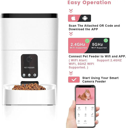 Automatic Pet Feeder with Camera&Wifi - The Snag Bin