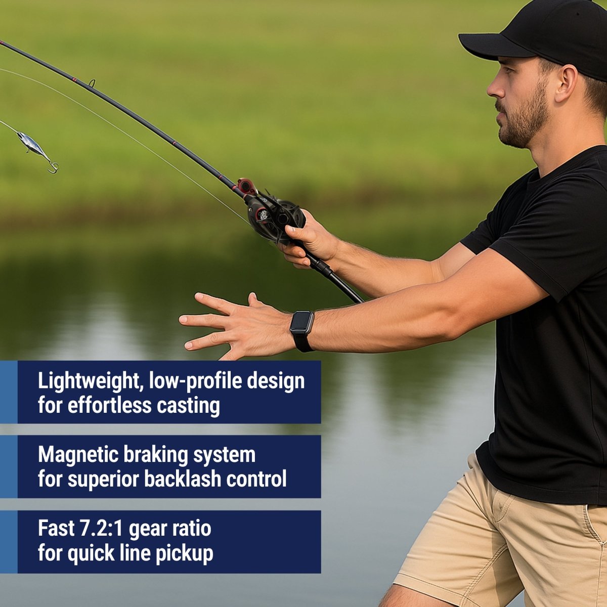 Baitcasting Fishing Reel – ReactCast Edition - The Snag Bin