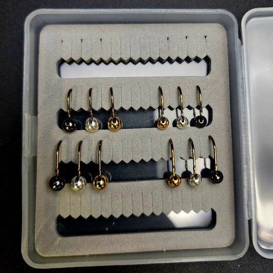 Barbed Tungsten Bead Jig Head Kit - The Snag Bin