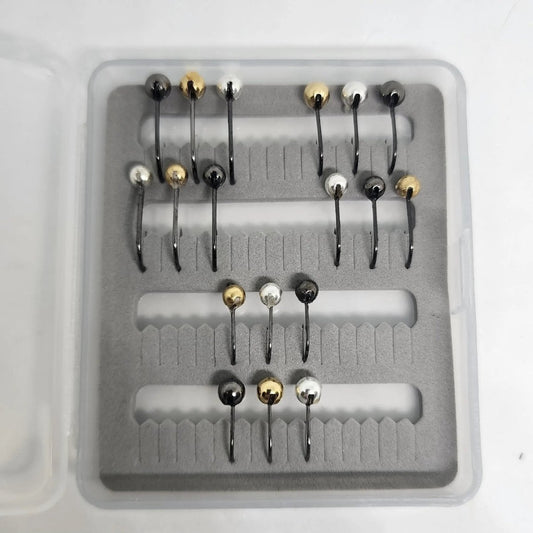 Barbless Tungsten Bead Jig Head Kit - The Snag Bin