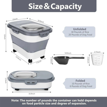 Best 20 Lb Pet Food Containers with Wheels and Lids - The Snag Bin
