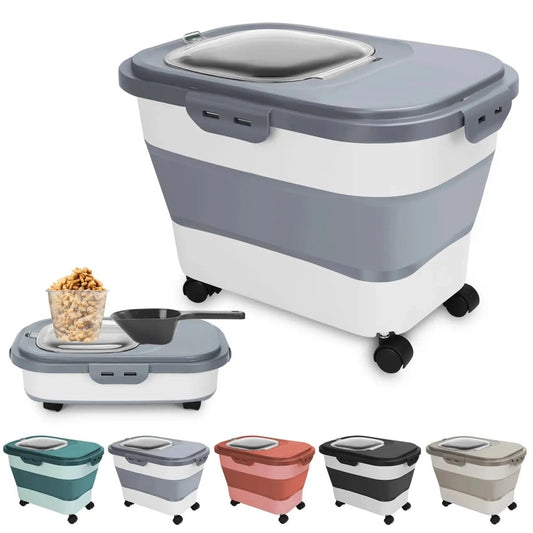 Best 20 Lb Pet Food Containers with Wheels and Lids - The Snag Bin