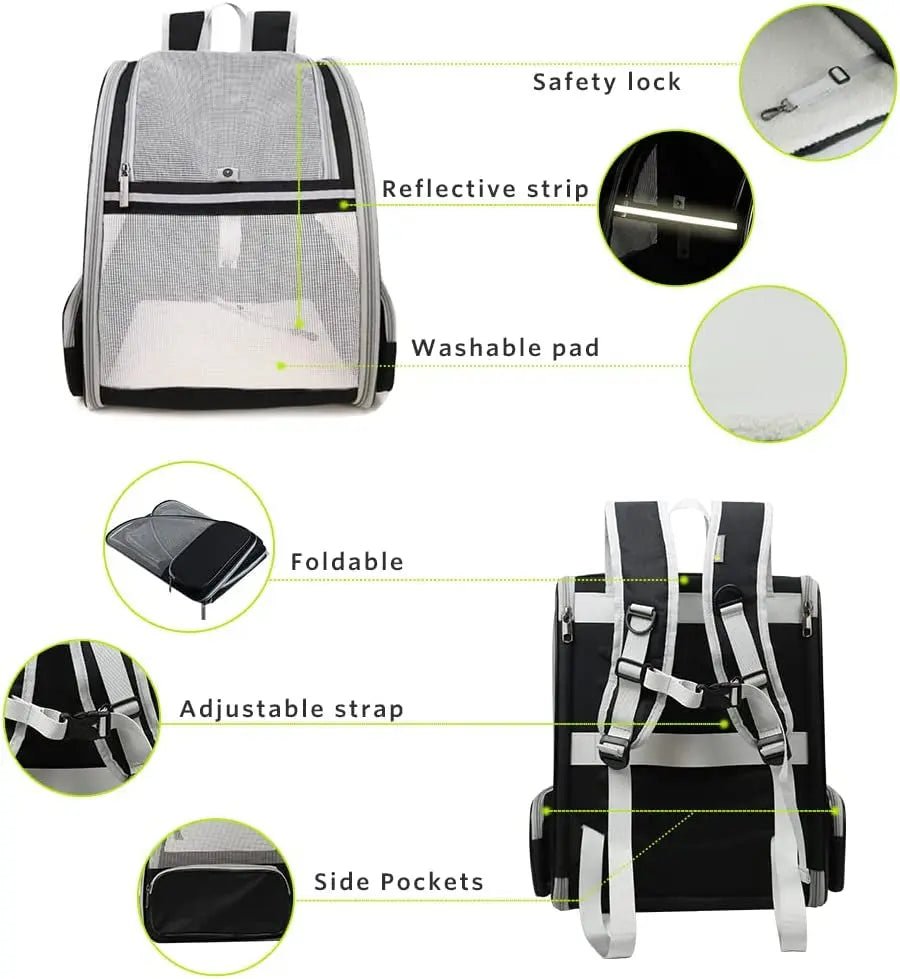 Bubble Backpack Pet Carriers for Cats and Dogs - The Snag Bin