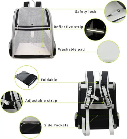 Bubble Backpack Pet Carriers for Cats and Dogs - The Snag Bin