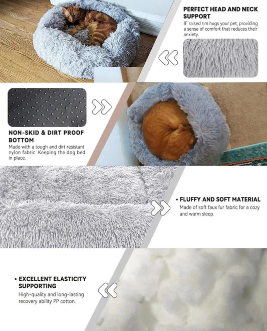 Cat Bed for Indoor Cats and small dogs - The Snag Bin