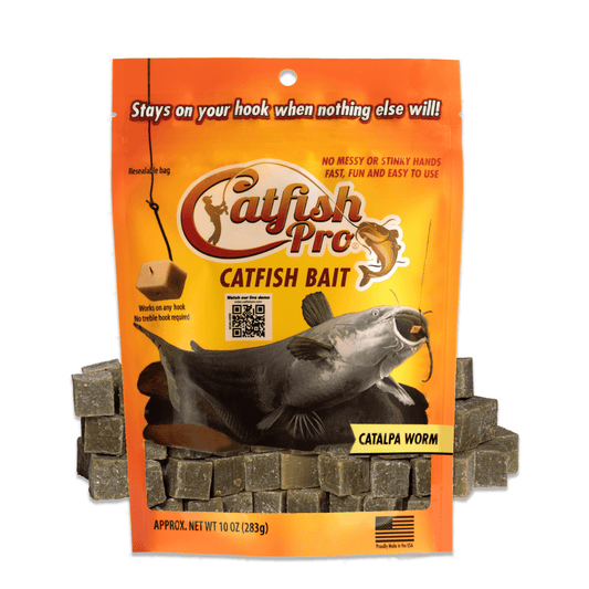 Catalpa Worm Catfish Bait - The Snag Bin