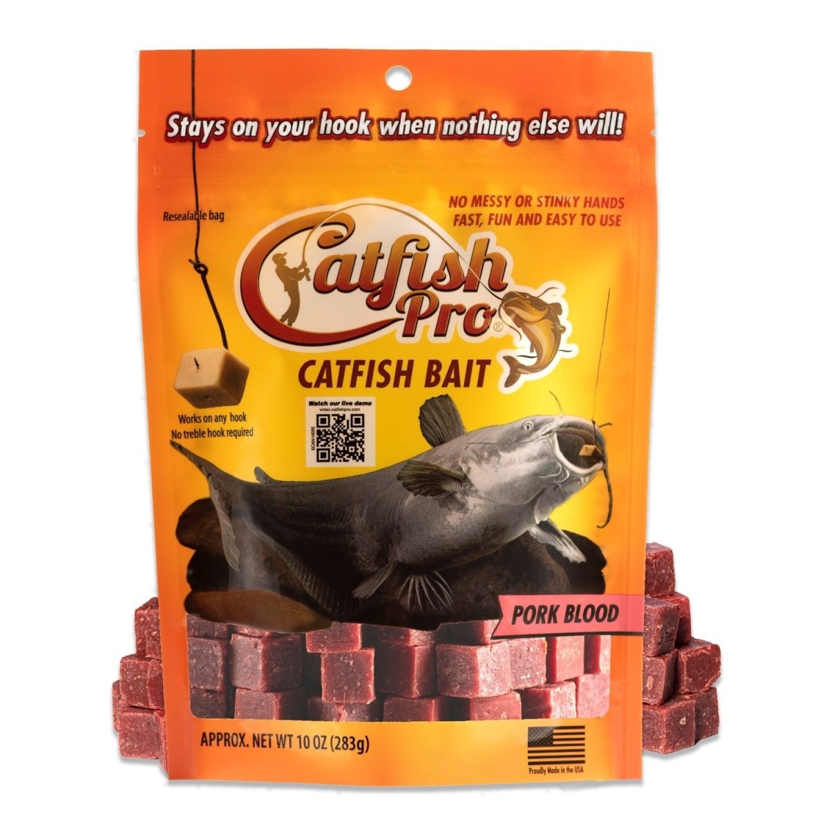 Catfish Pro Pork Blood Catfish Bait - The Snag Bin