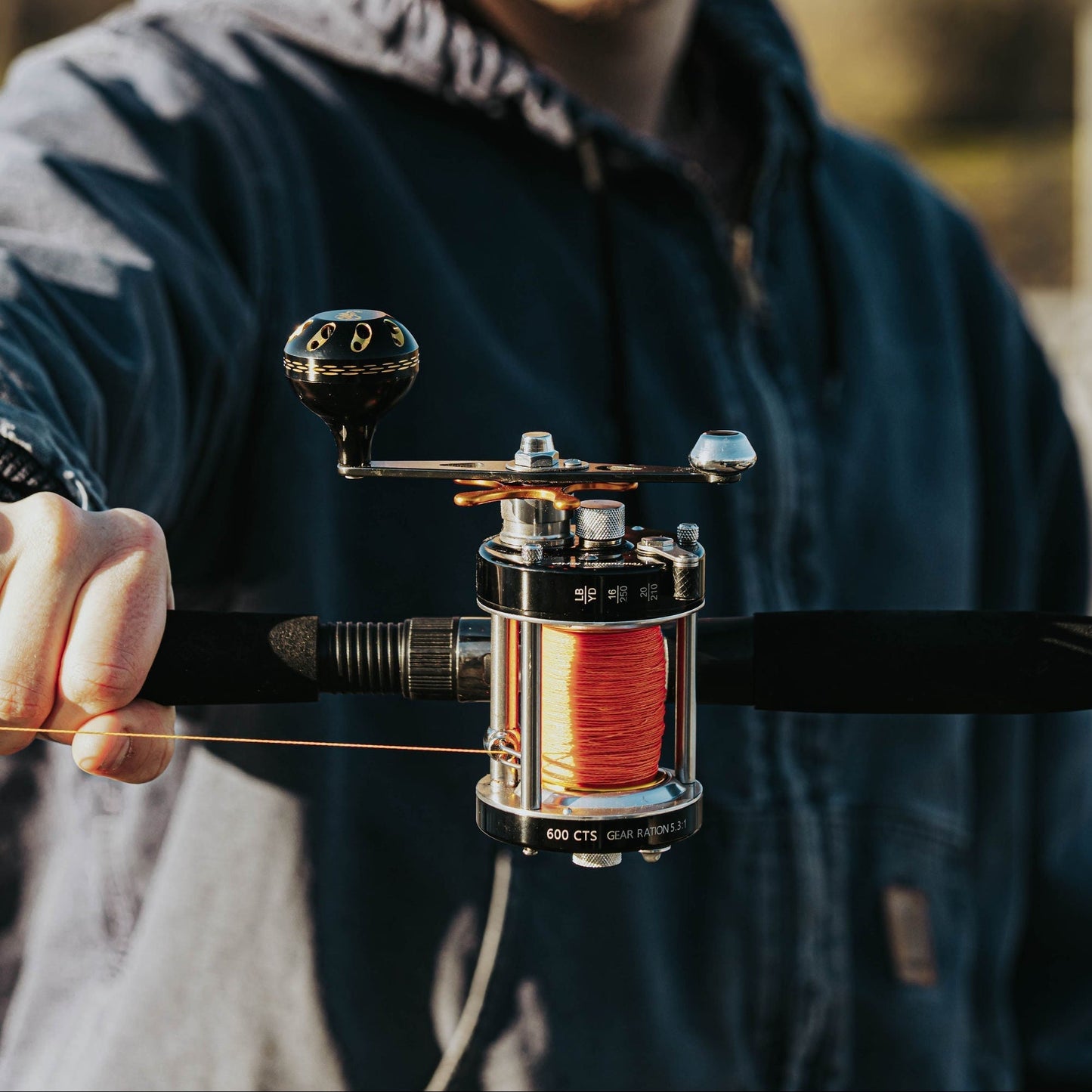 600CTS Round Baitcaster Reel Catfish Pro Catfish Baitcaster Reel  The Snag Bin