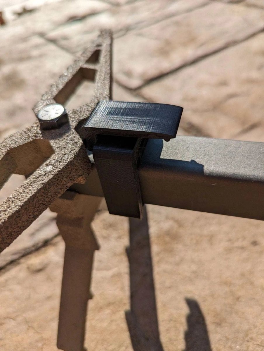 Climbing Stick Caddy for 1" Square Tubing - The Snag Bin