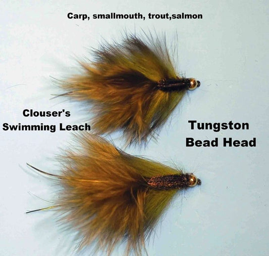 Clouser's Swimming Leach - Bead Head - The Snag Bin