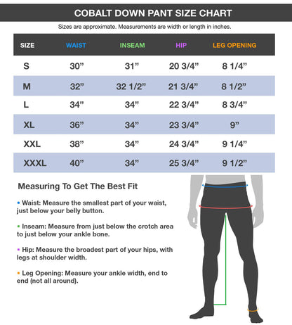 Vycah Cobalt Down Pant - Fall Vycah Pants  The Snag Bin