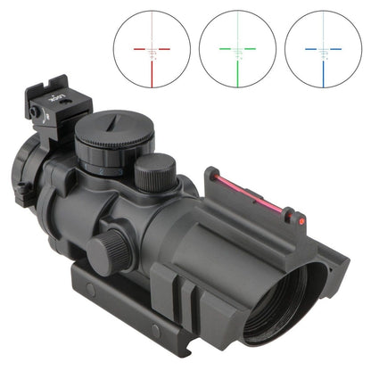 Compact 4x32 Scope with Fiber Optic Front Sight - The Snag Bin