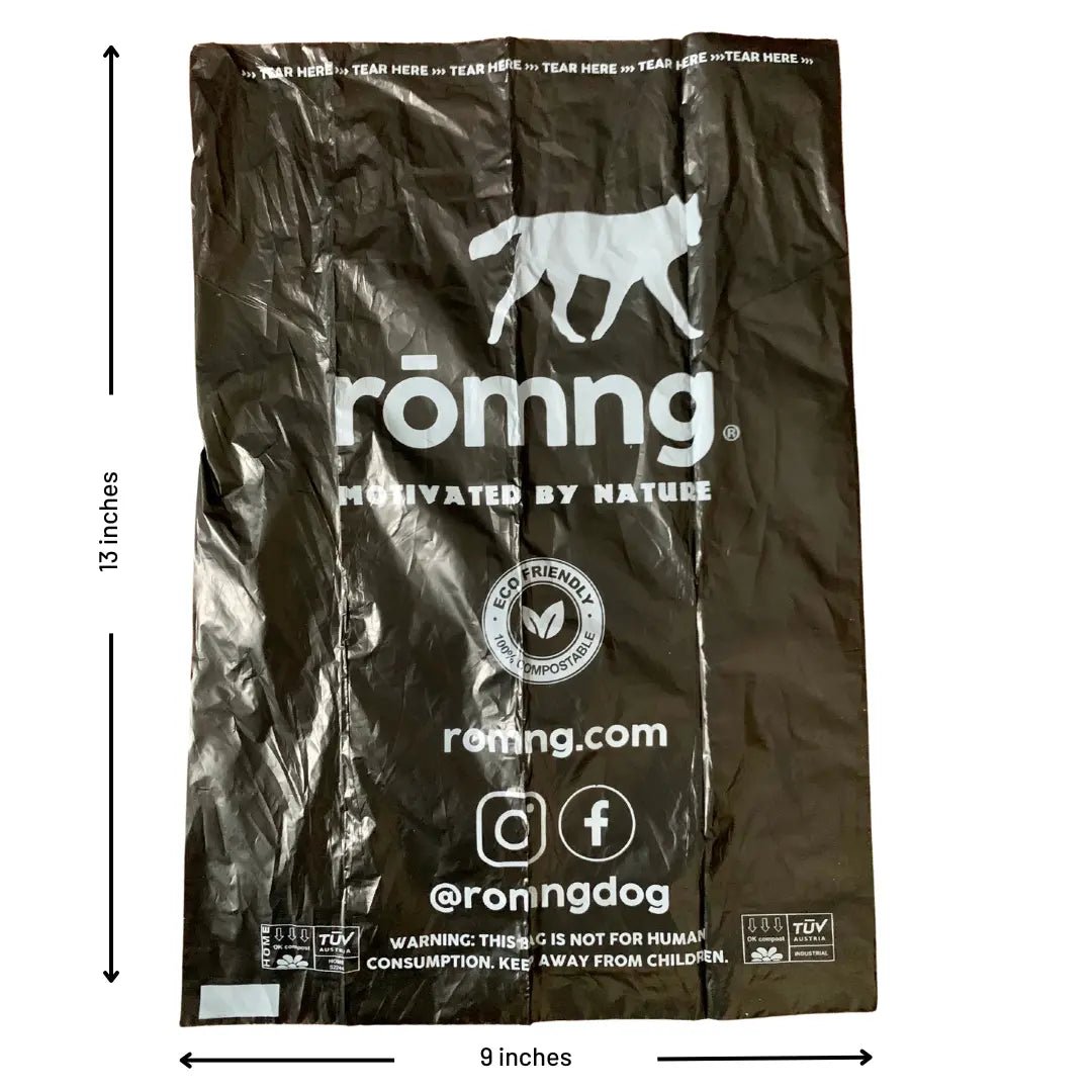 Compostable Dog Poop Bags + Bamboo Dispenser - The Snag Bin
