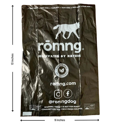 Compostable Dog Poop Bags + Bamboo Dispenser - The Snag Bin