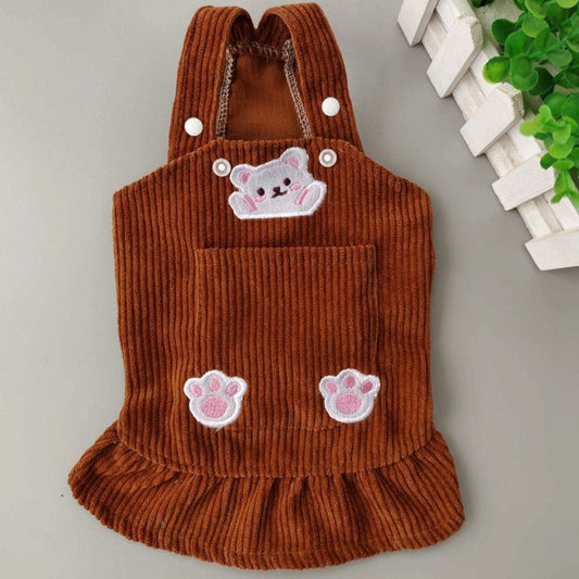 Corduroy Strap Dress - The Snag Bin