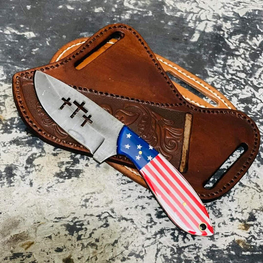 Cowboy Switchblades – Custom Handmade 8 - Inch J2 Steel Blade - The Snag Bin