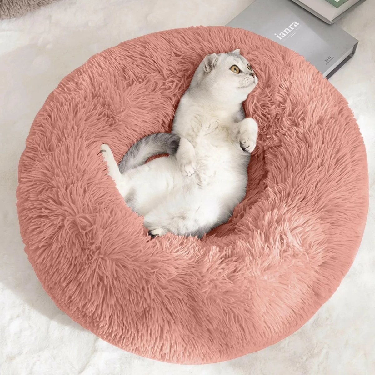 Cozy Donut Dog & Cat Bed - The Snag Bin