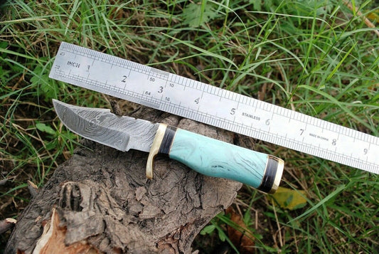 Custom Handmade Best Survival Knife - Damascus Steel - The Snag Bin